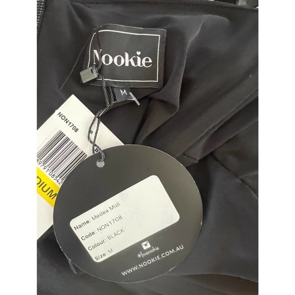 Nookie Medea Midi Dress in Black - Picture 11 of 12